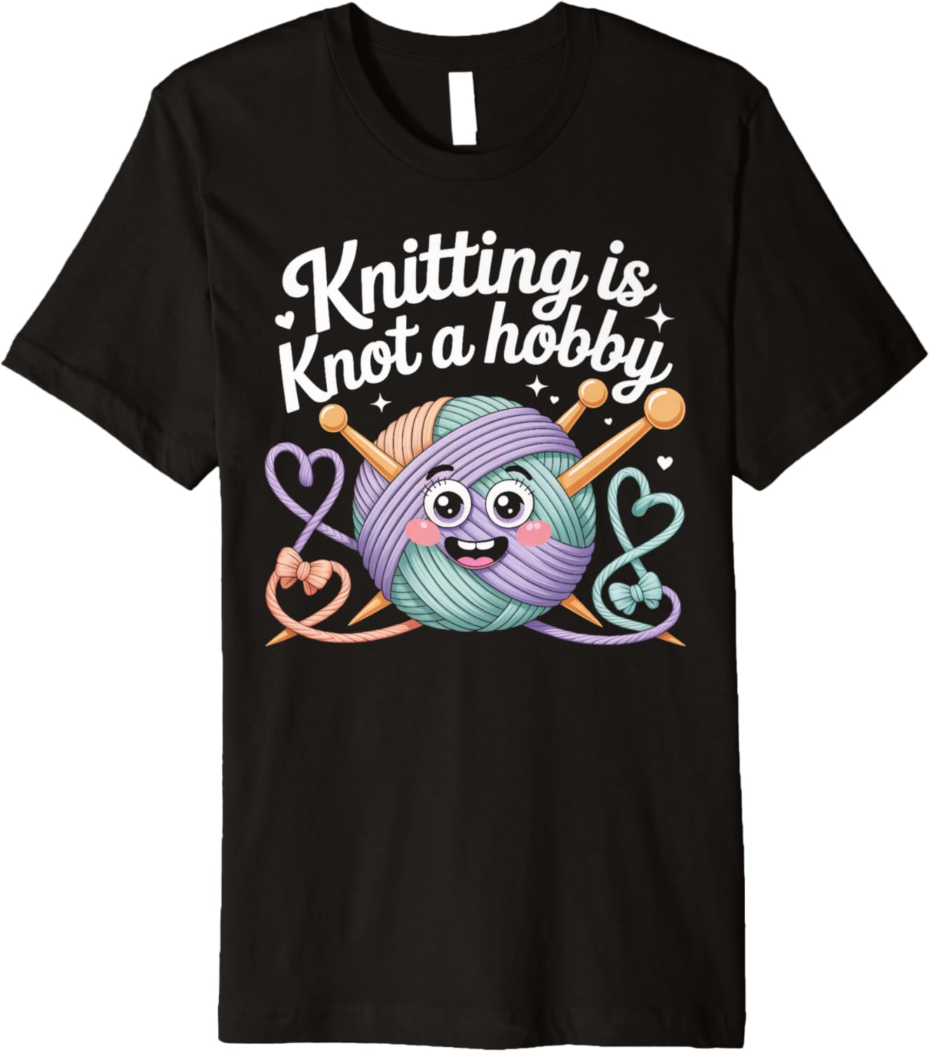 Knitting is Knot a Hobby Funny Yarn Tangle Premium Yarn Supply | Viral US Pick | Perfect for Crafters