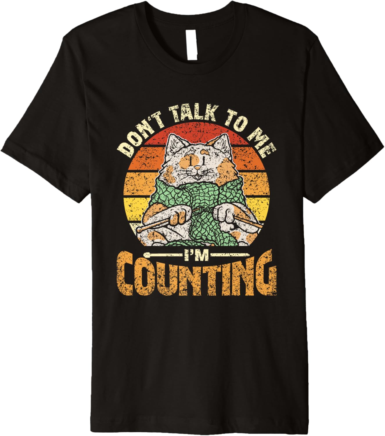 Don't Talk To Me I'm Counting Yarn Knit Knitter Knitting Premium Yarn Supply | High Search Volume | Best Seller Choice