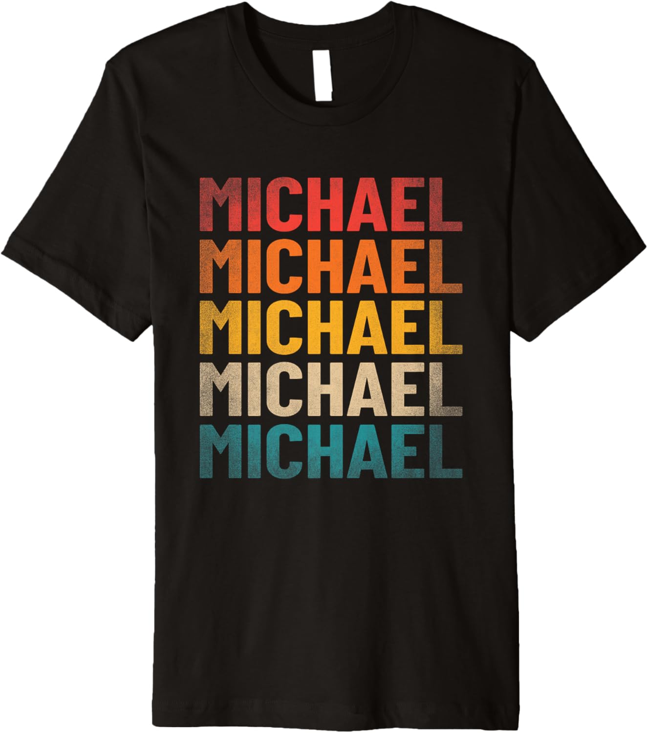 Michael First Name Shirt Vintage Michael Name Premium T-Shirt | Viral Streetwear Style