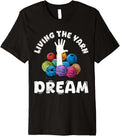 Yarn Collection LIVING THE YARN DREAM Funny Yarn Collector Premium Yarn Supply | High Search Volume | Customer Favorite