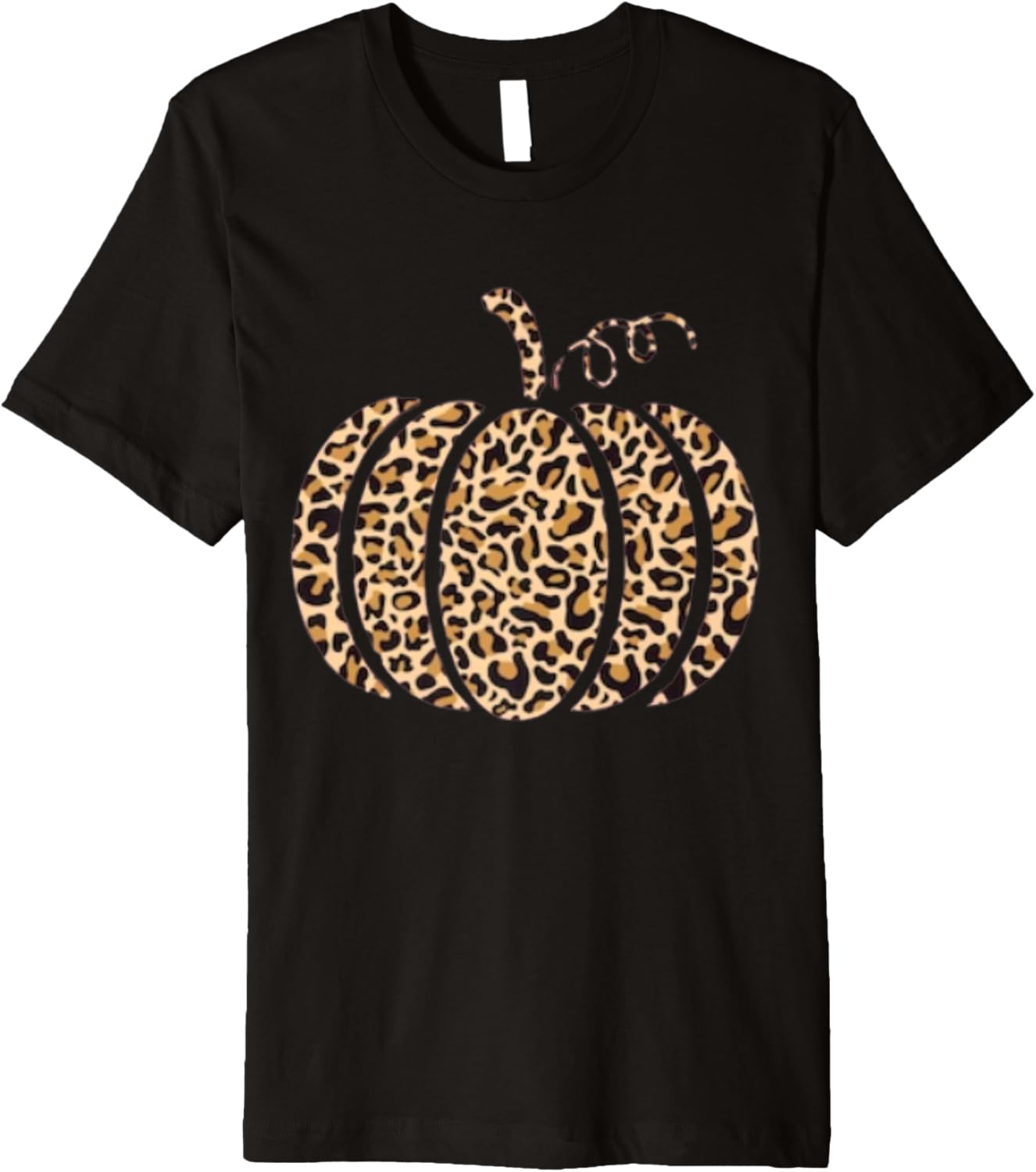 Pumpkin Leopard Print Cheetah Fall Graphic Thanksgiving Premium Apparel Premium Print Fan Favorite