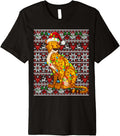 Santa Hat Ugly Christmas Sweater Men Women Kids Cheetah Premium Sweater Viral TikTok Find Hot Right Now
