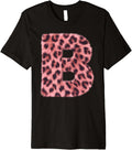Letter B Cheetah Leopard Print Pink Initial Zebra Matching Premium Apparel Viral TikTok Find Fan Favorite