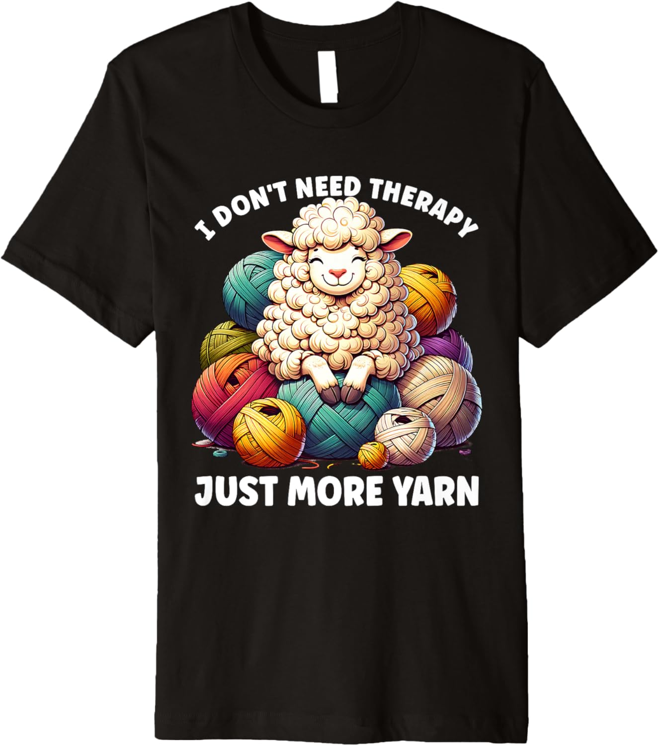Wool Lover Hnadmade Crochet Sheep Need More Yarn Knitting Premium Yarn Supply | High Search Volume | Perfect for Craf...