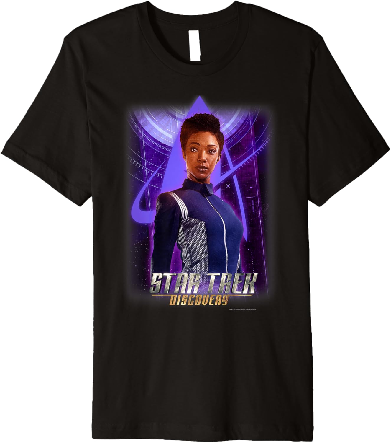 Star Trek Discovery Michael Purple Delta Premium Apparel | Everyday Casual Wear