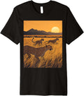 Cheetah Wildlife Print Nature Lover Safari Sunset Art Premium Apparel Premium Print Everyday Wear