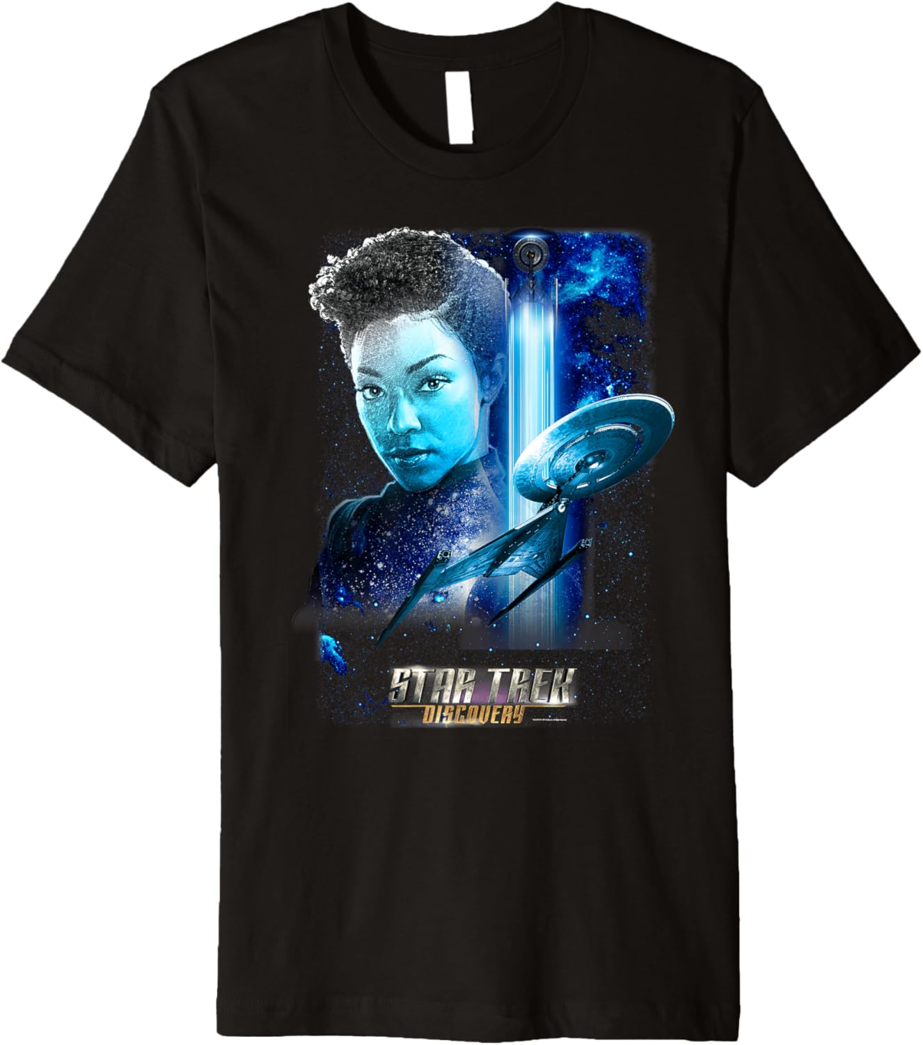 Star Trek Discovery Michael Space Collage Premium Apparel | Perfect Gift Idea
