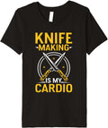 Knife Making Is My Cardio Lover Maker Knives Hobby Premium Apparel | High Search Volume | Aesthetic Fit