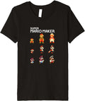 Super Mario Maker Mario Evolution 8-Bit Pixel Icons Premium Apparel | Premium Quality | Aesthetic Fit