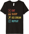 Eat Sleep Ice Cream Repeat Gelato Maker Lover Ice Cream Premium Apparel | Premium Quality | Aesthetic Fit