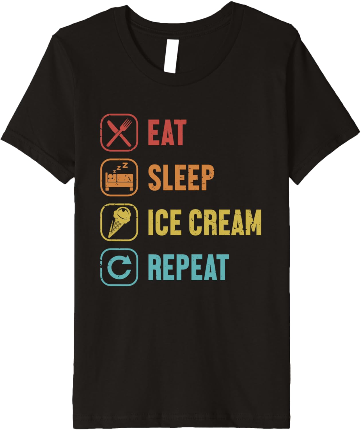 Eat Sleep Ice Cream Repeat Gelato Maker Lover Ice Cream Premium Apparel | Premium Quality | Aesthetic Fit