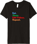 Eat Sleep Edit Videos Repeat for Video Editors & Filmmakers Premium Apparel | Premium Quality | Perfect Gift Idea