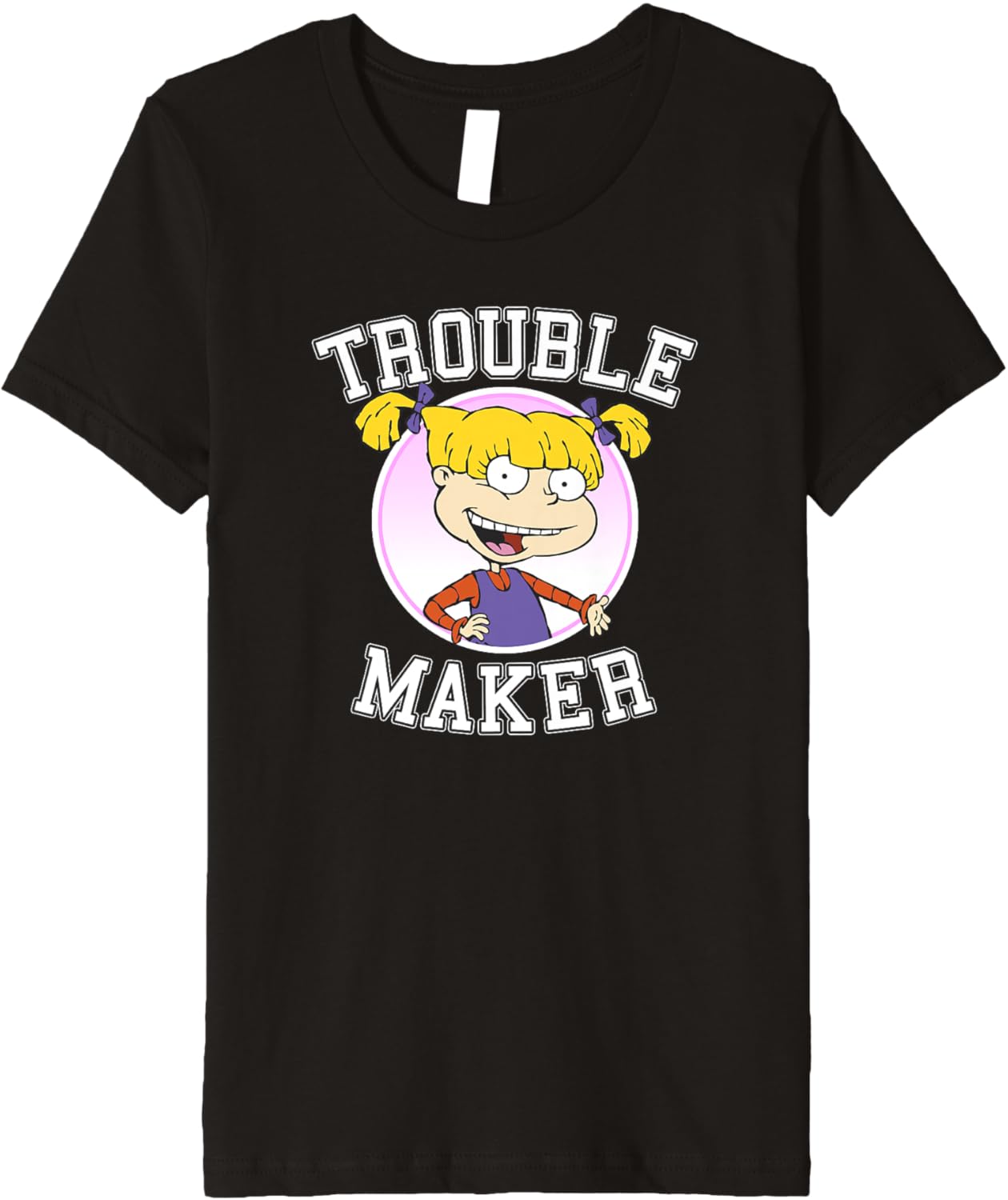 Rugrats Angelica Trouble Maker Collegiate Premium Apparel | US Viral Style | Comfort Daily Wear