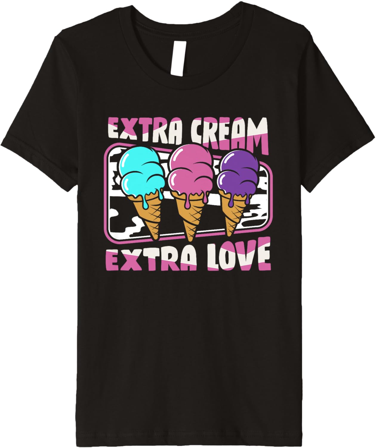 Extra Cream Extra Love Maker Gelato Frozen Dessert Ice Cream Premium Apparel | Best Seller Pick | Aesthetic Fit