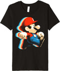 Super Mario Maker Rainbow Glitch Vintage Mario Run Poster Premium Apparel | High Search Volume | Comfort Daily Wear