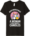 Funny Candle Making Design for Women Girls Lady Candle Maker Premium Apparel | Premium Quality | Perfect Gift Idea