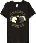 Trendy Dueling Unicorns Trouble Maker Premium Apparel | Premium Quality | Perfect Gift Idea