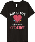 Just A Girl Who Loves Crochet Heart Yarn Premium Yarn Supply | Premium Quality | High CTR Title
