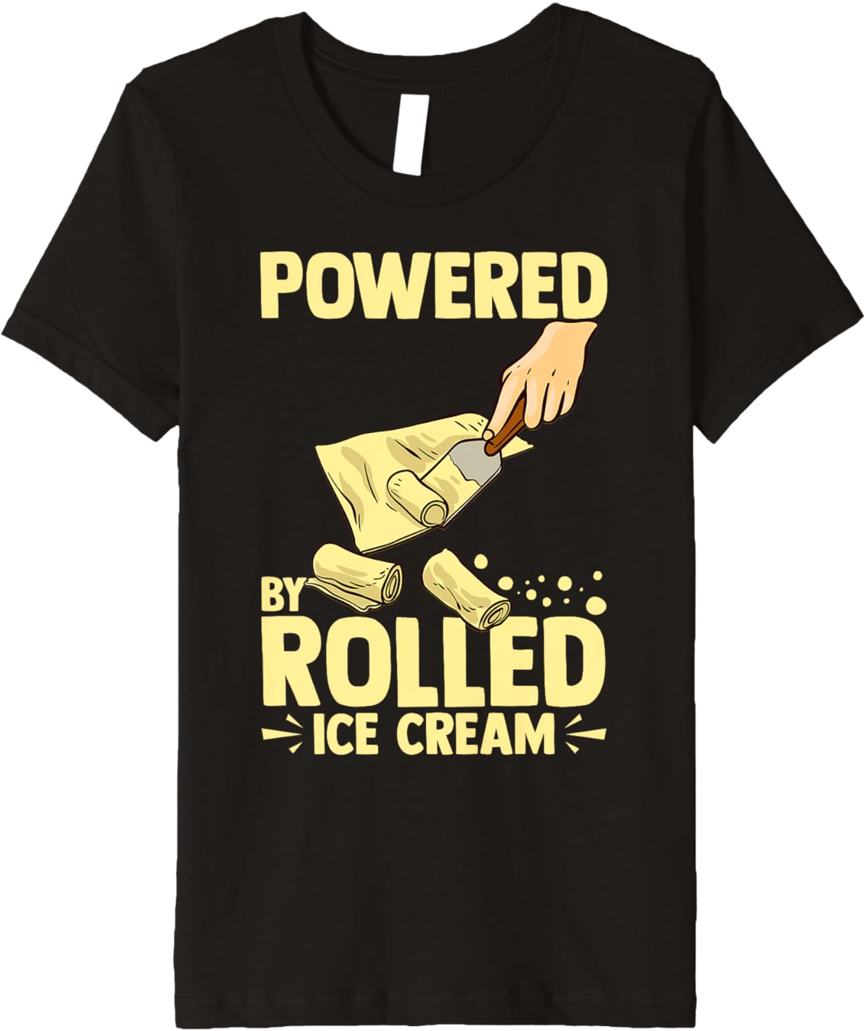 Rolled Ice Cream Dessert Recipes Machine Maker Premium Apparel | High Search Volume | Perfect Gift Idea