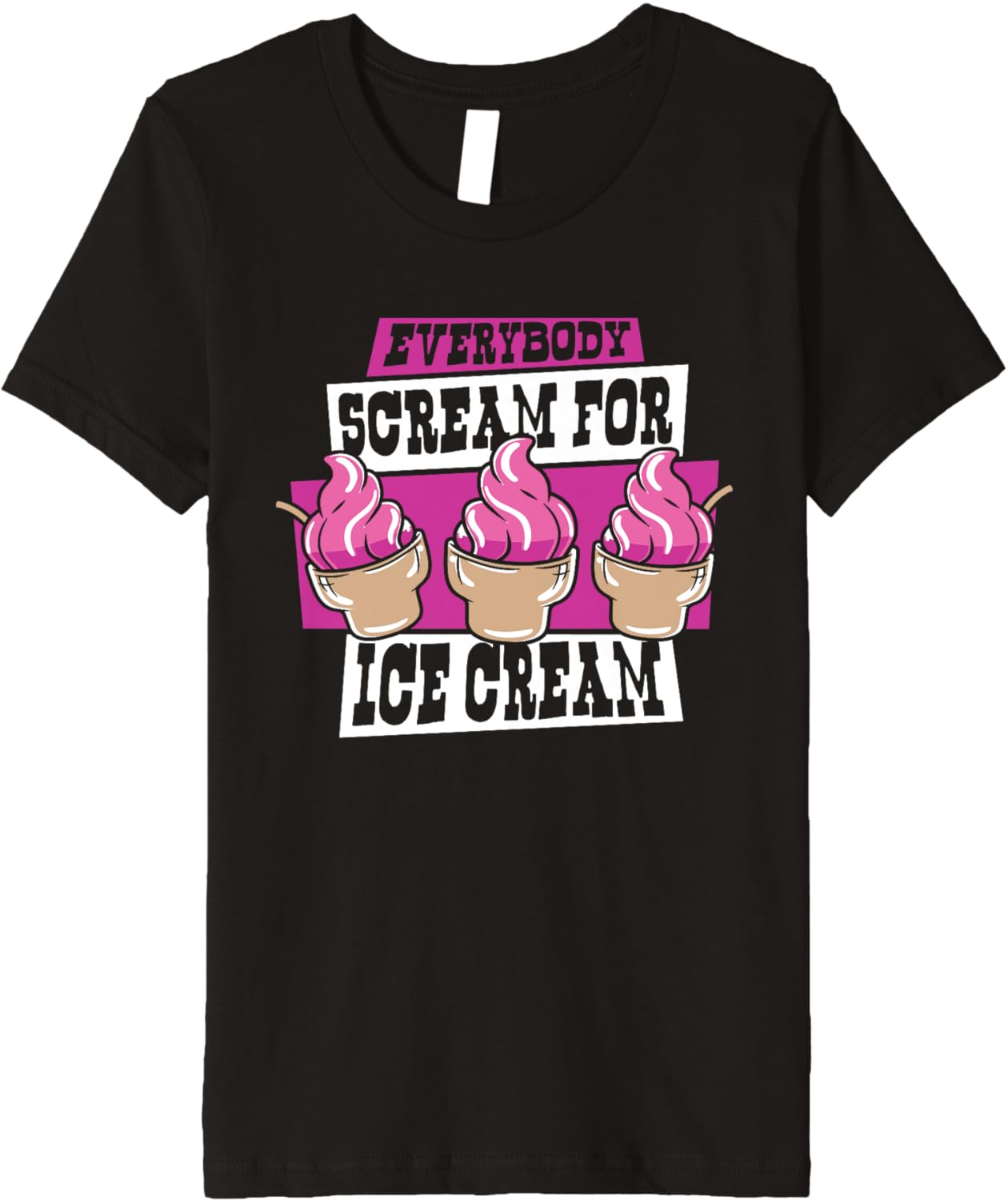 Everybody Scream For Ice Cream Maker Gelato Lover Ice Cream Premium Apparel | US Viral Style | Comfort Daily Wear