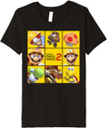 Super Mario Maker 2 Character Logo Box Grid Panel Premium Apparel | Trending 2025 | Must-Have Style