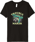Dino Tread Trouble Maker Premium Apparel | Trending 2025 | Must-Have Style