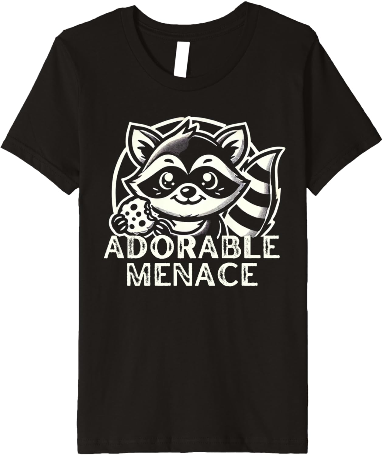 Raccoon Adorable Menace Funny Cute Animals Troublemaker Premium Apparel | US Viral Style | Perfect Gift Idea
