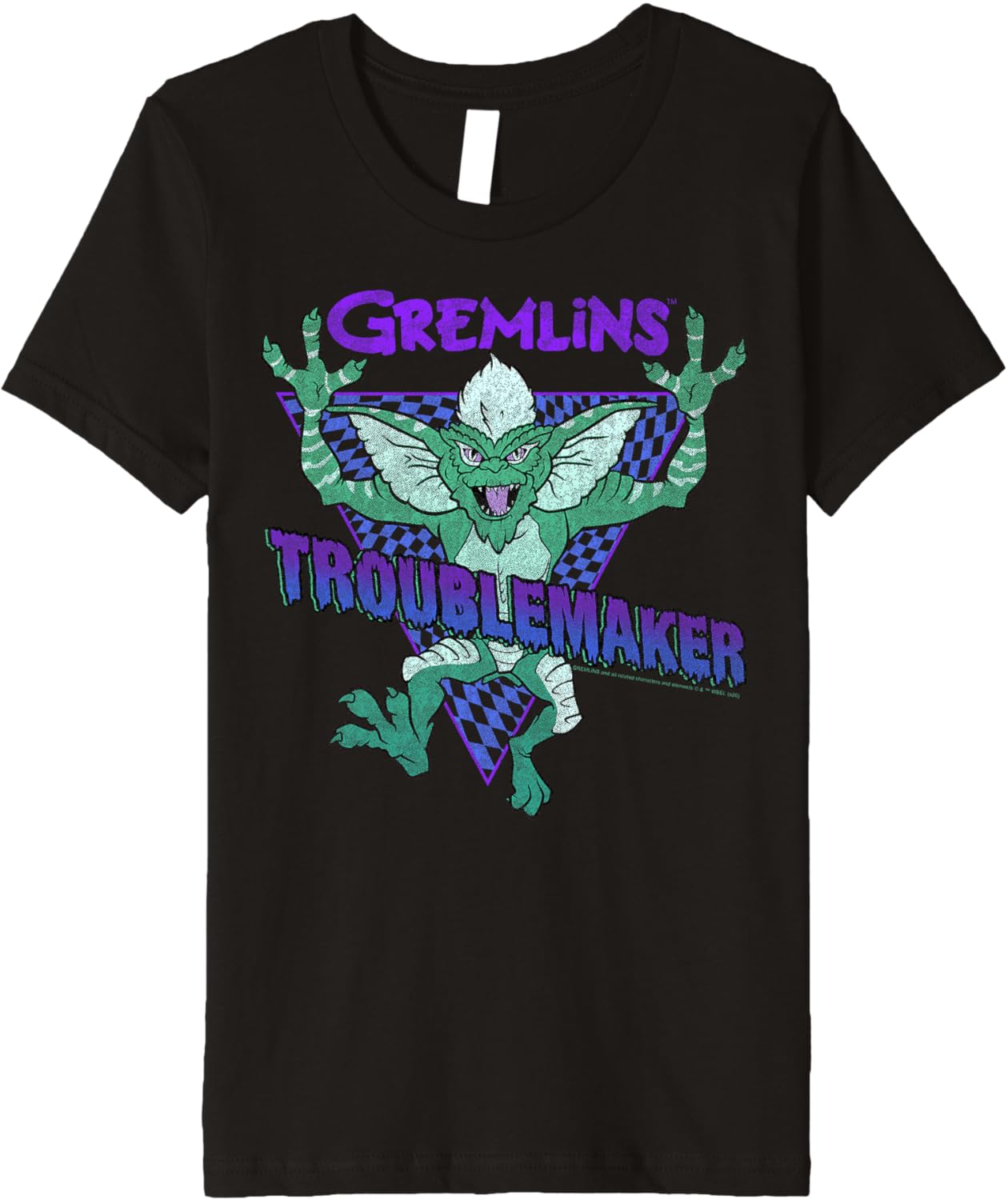 Kids Gremlins Stripe Troublemaker Portrait Premium Apparel | High Search Volume | Perfect Gift Idea