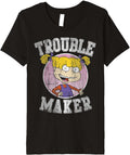 RugRats Angelica Trouble Maker Circle Logo Premium T-Shirt Premium T-Shirt | US Viral Style | Must-Have Style