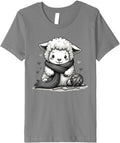 Kids Cute Sheep With Knitting Yarn And Wool Scarf Premium Yarn Supply | High Search Volume | Customer Favorite