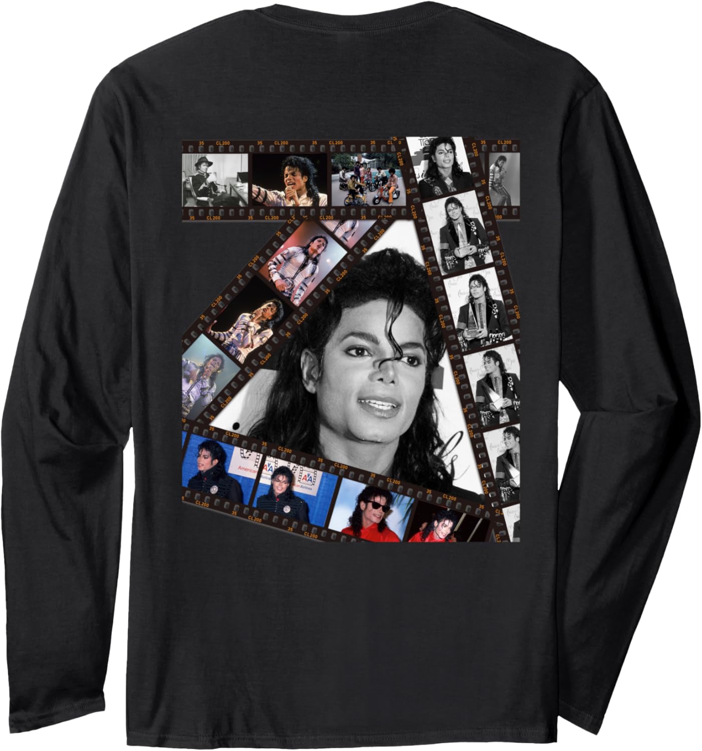 MJ-002 Back Printed Long Sleeve Apparel | Viral Streetwear Style