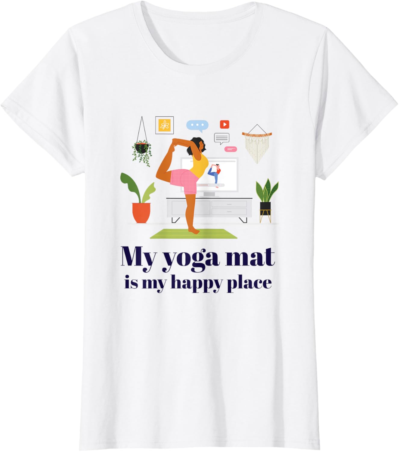 My Yoga Mat is my Happy Place Apparel | Google Shopping Optimized | High CTR Boost