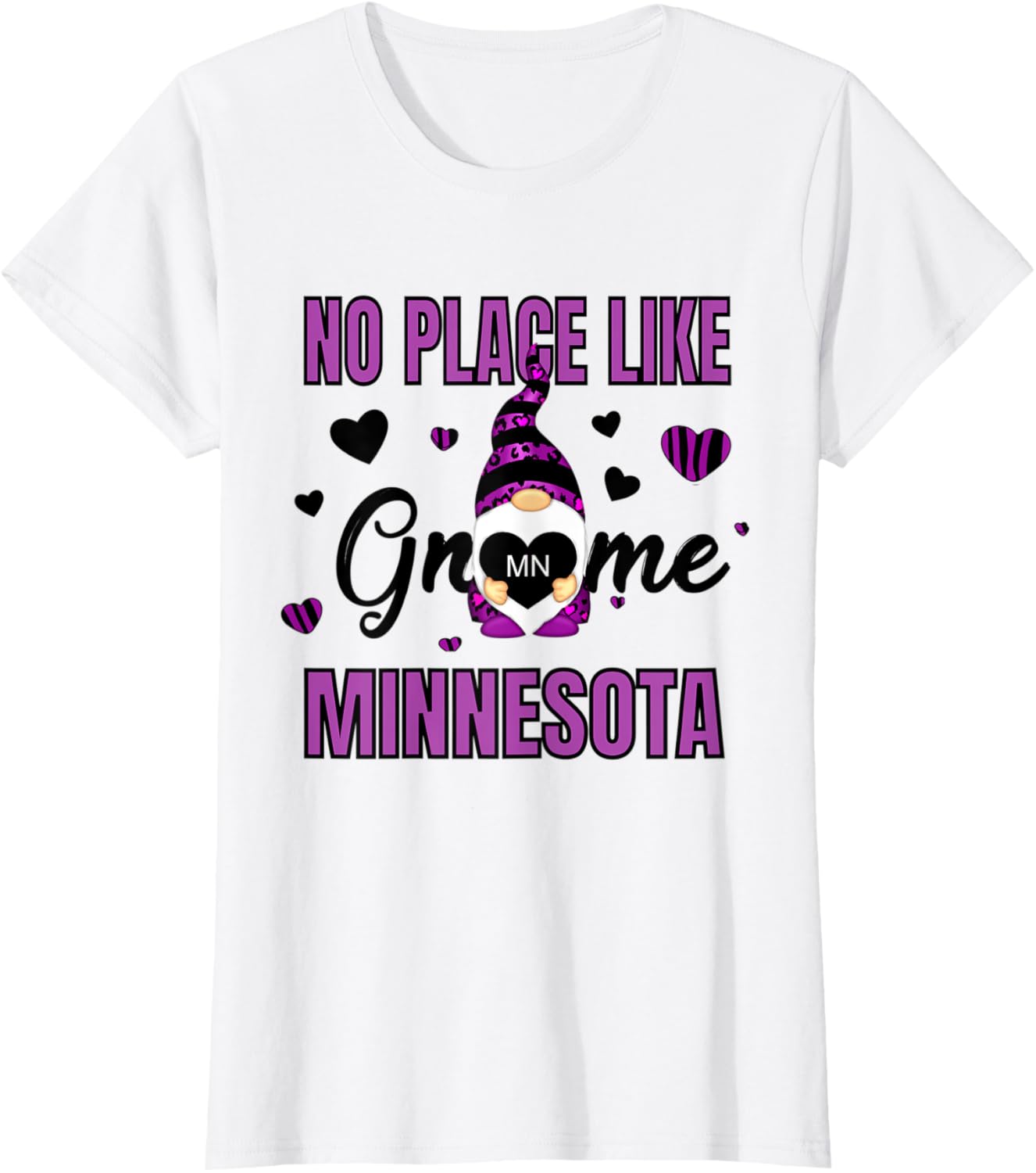Minnesota Purple Gnome No Place Like Gnome Apparel | Top Conversion Title | Perfect Gift Choice