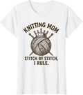Knitting Mom Yarn Queen Vintage Funny Yarn Ball Yarn Supply | High Search Volume | Best Seller Choice