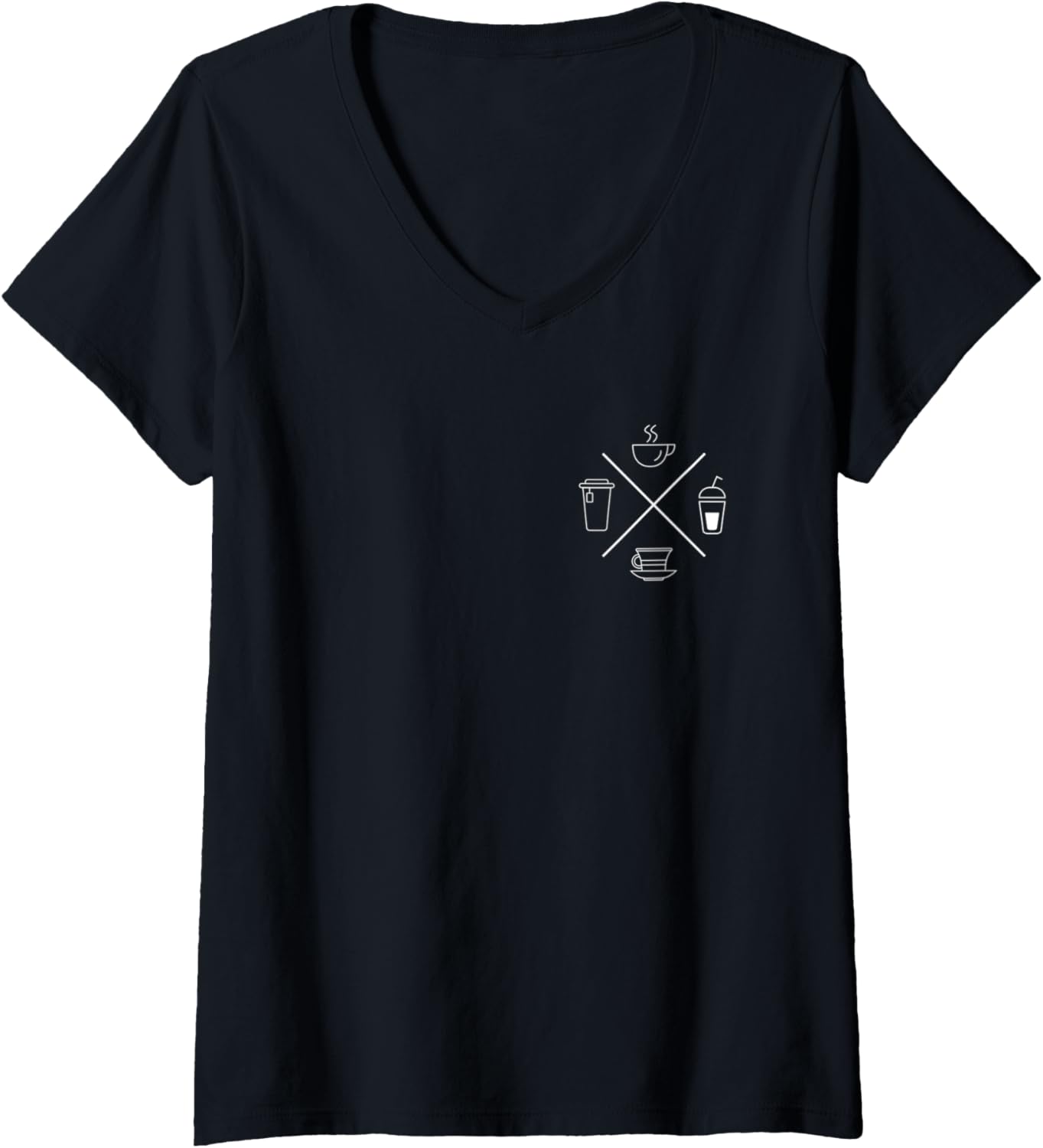 Womens Barista Coffee Espresso Cappuccino Coffee Maker V-Neck Apparel | Premium Quality | Must-Have Style