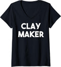 Womens Clay Maker V-Neck Apparel | Best Seller Pick | Must-Have Style