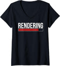Womens Rendering Filmmaker Filmmaking Filmmakers V-Neck Apparel | Best Seller Pick | Aesthetic Fit