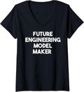 Womens Future Engineering Model Maker V-Neck Apparel | Trending 2025 | Must-Have Style