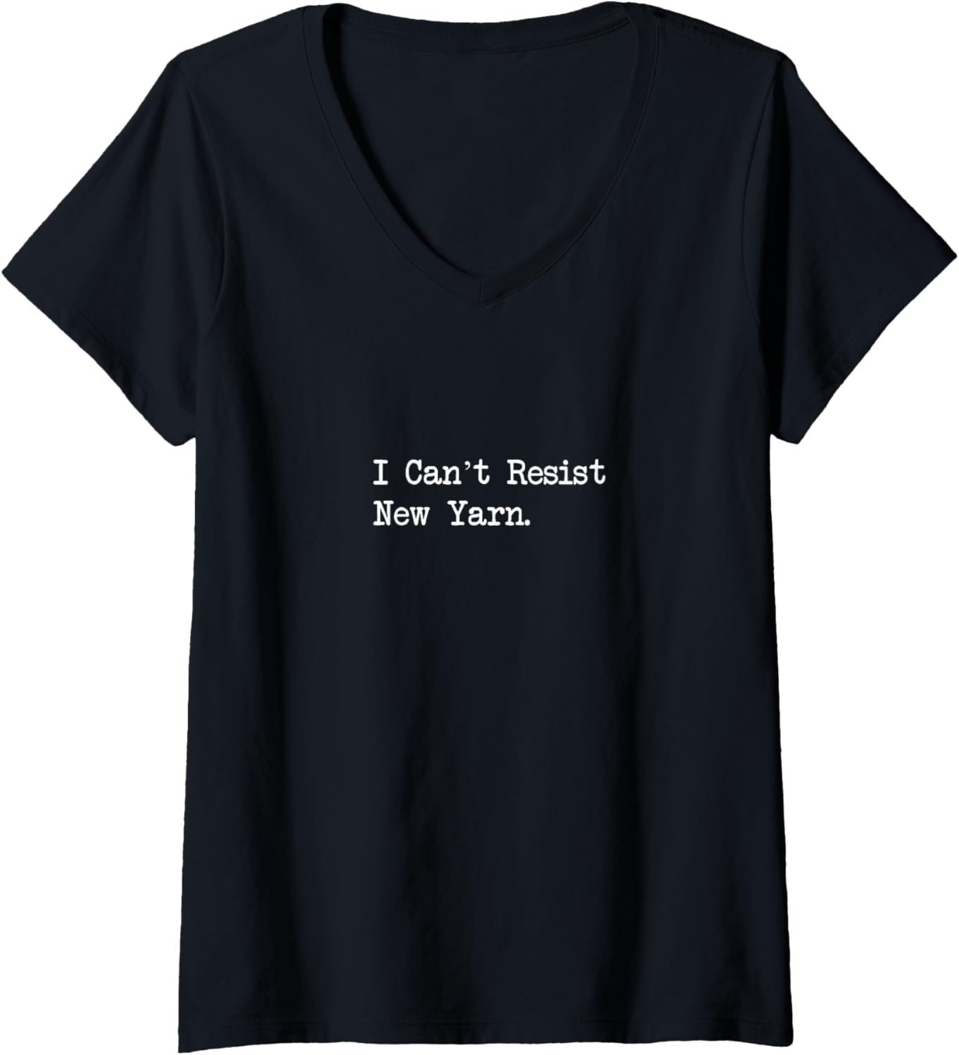 Womens I Can u2019t Resist New Yarn Sarcastic Knitting Quotes Apparel V-Neck Yarn Supply | Premium Quality | Best Sel...