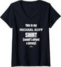 Womens This Is My Shirt Michael Ruff Prospect Baseball Fan Gear V-Neck T-Shirt | Viral Streetwear Style
