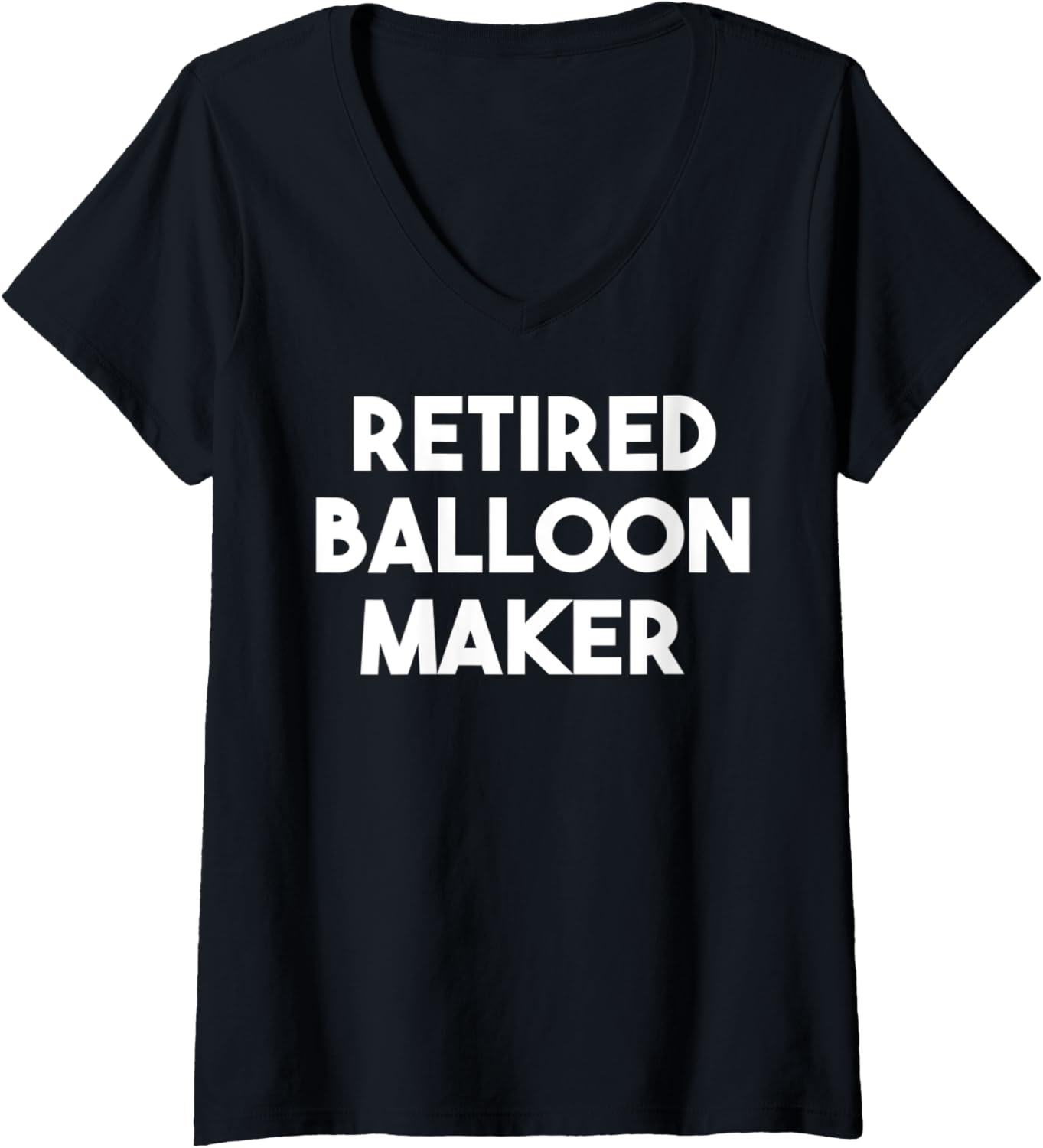 Womens Retired Balloon Maker V-Neck Apparel | High Search Volume | Perfect Gift Idea