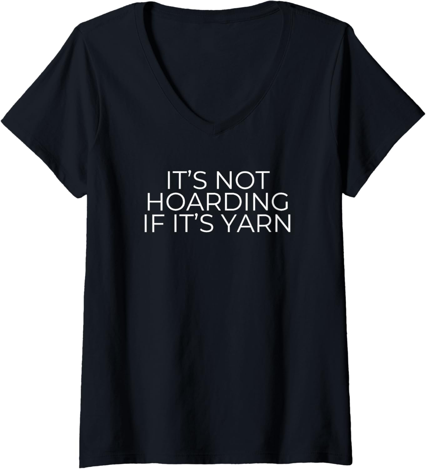 Womens Knitting Crochet Sarcastic Yarn V-Neck Yarn Supply | Viral US Pick | Customer Favorite