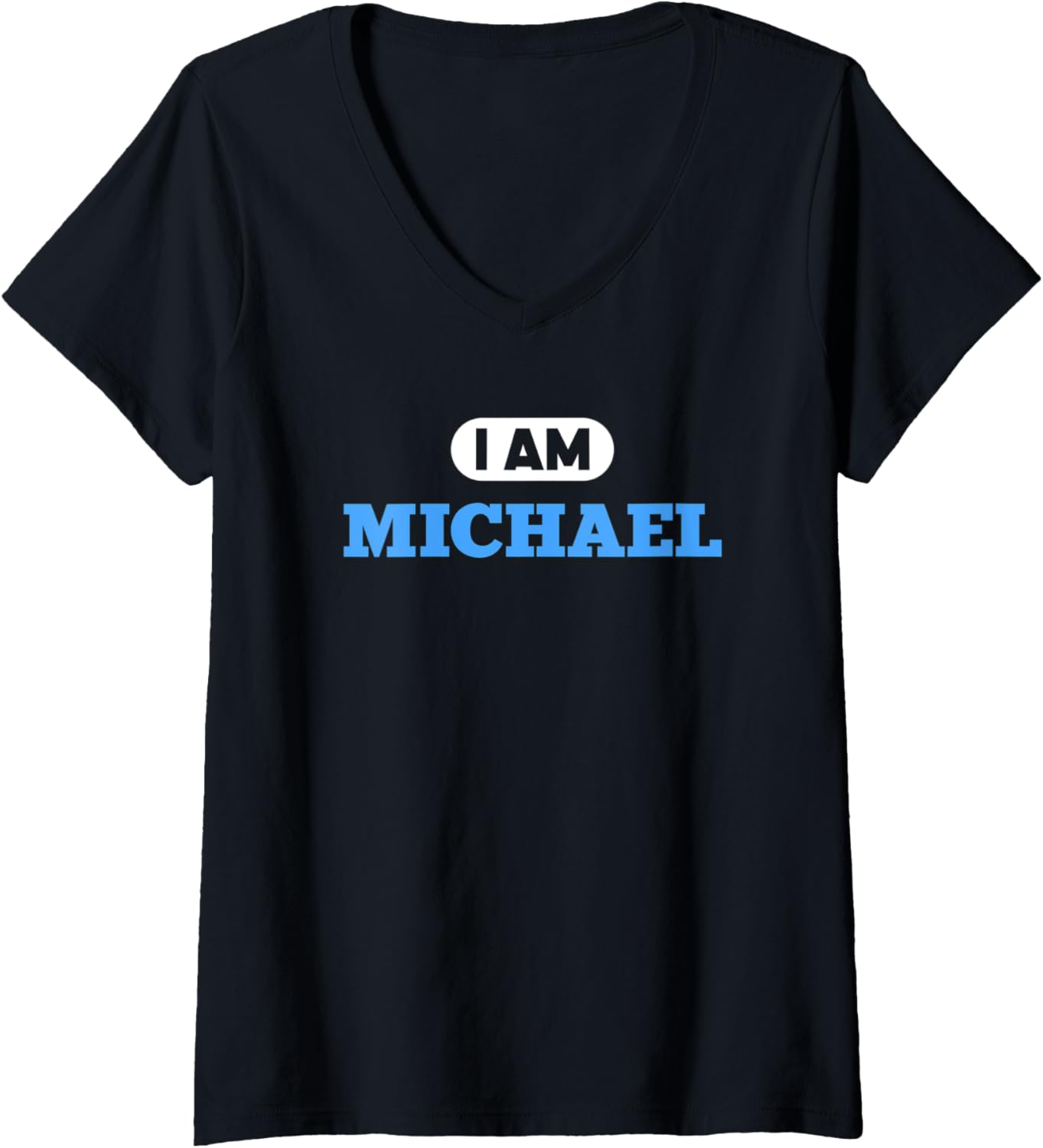 Womens Michael Name Saying for proud Michaels V-Neck Apparel | Premium Quality