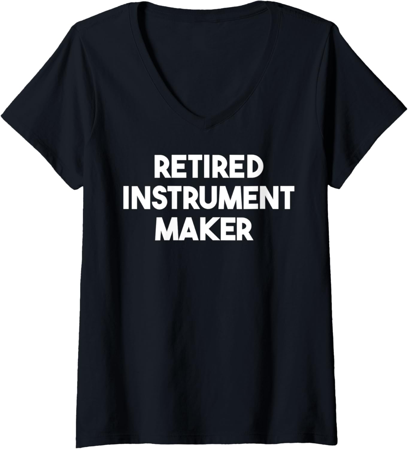 Womens Retired Instrument Maker V-Neck Apparel | Trending 2025 | Comfort Daily Wear