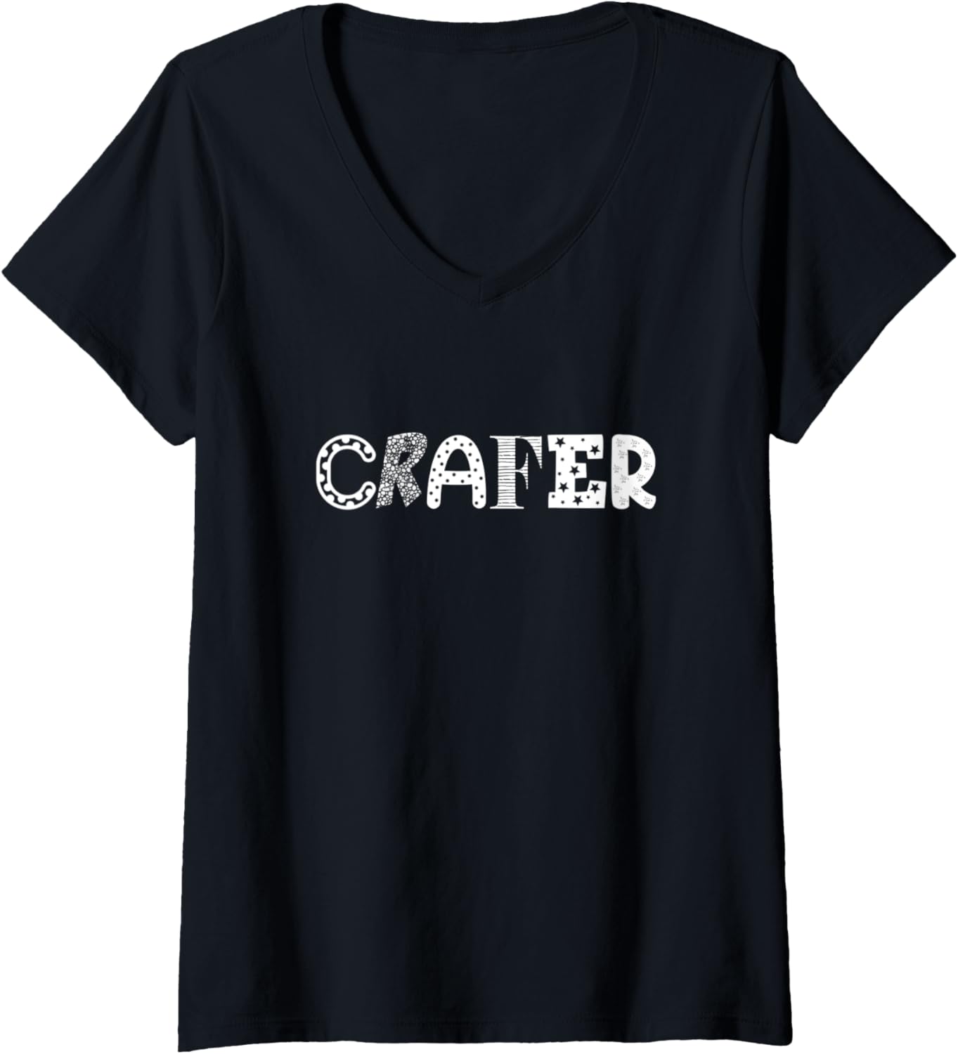 Womens Crafter is a maker with many Hobbies V-Neck Apparel | Trending 2025 | Comfort Daily Wear