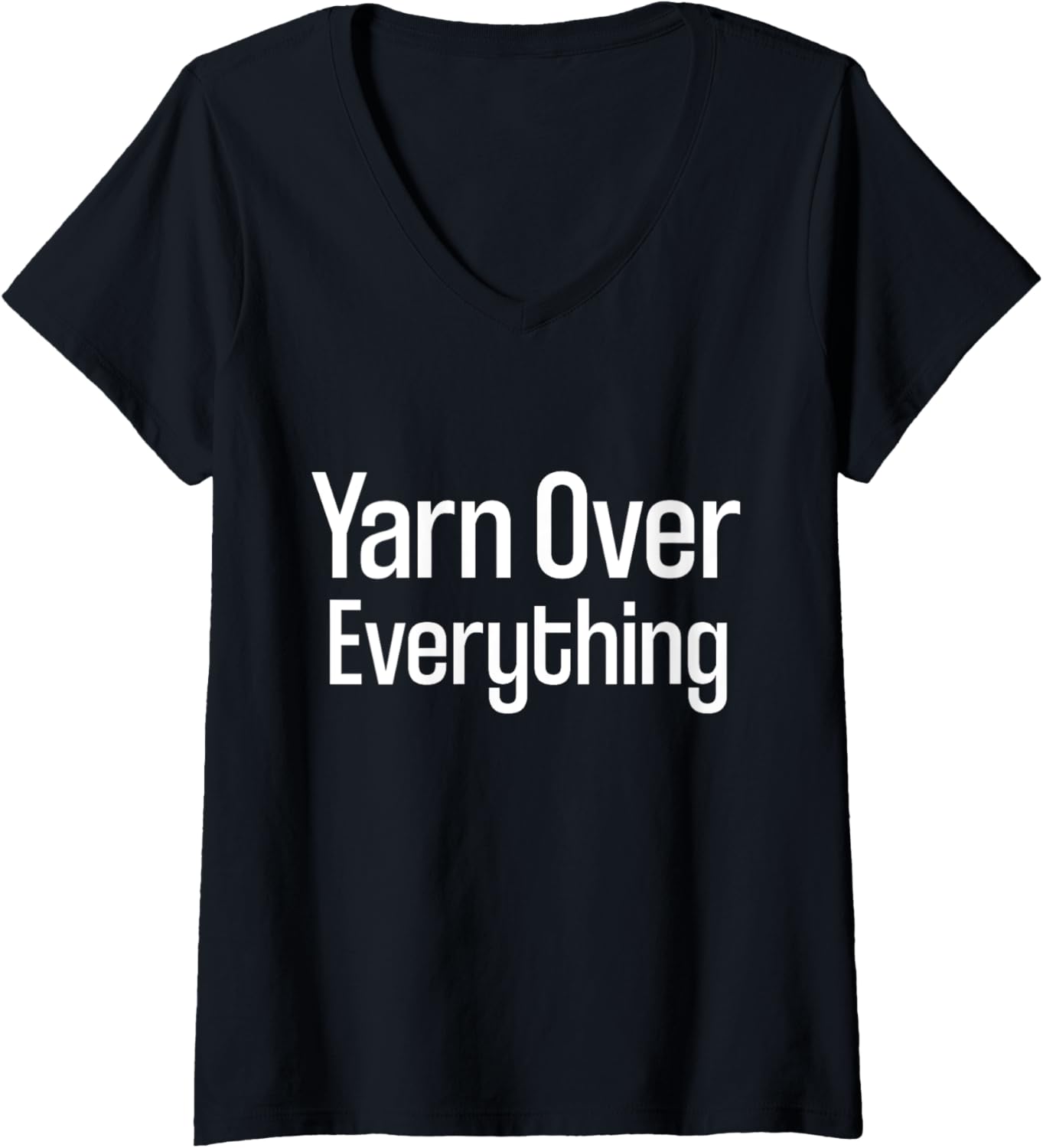 Womens Yarn Over Everything V-Neck Yarn Supply | Trending 2025 | Best Seller Choice