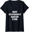 Womens Best Doughnut Maker Ever V-Neck Apparel | Best Seller Pick | Must-Have Style