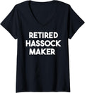 Womens Retired Hassock Maker V-Neck Apparel | High Search Volume | Must-Have Style