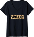 Funny Willie Leopard Print Personalized Name Willie V Neck Apparel Premium Print Best Seller Look
