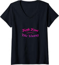 Womens Knit Fast Die Young Funny Knitting Quilting Sewing Yarn Gift V-Neck Yarn Supply | High Search Volume | Best Se...